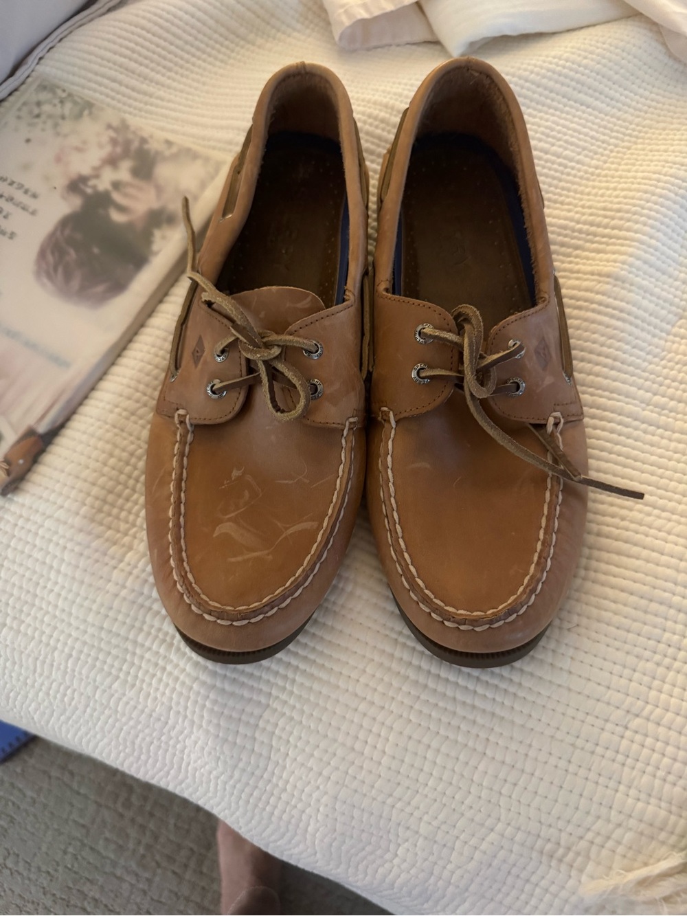Sperry Brown Leather Two-Eye Boat Shoes